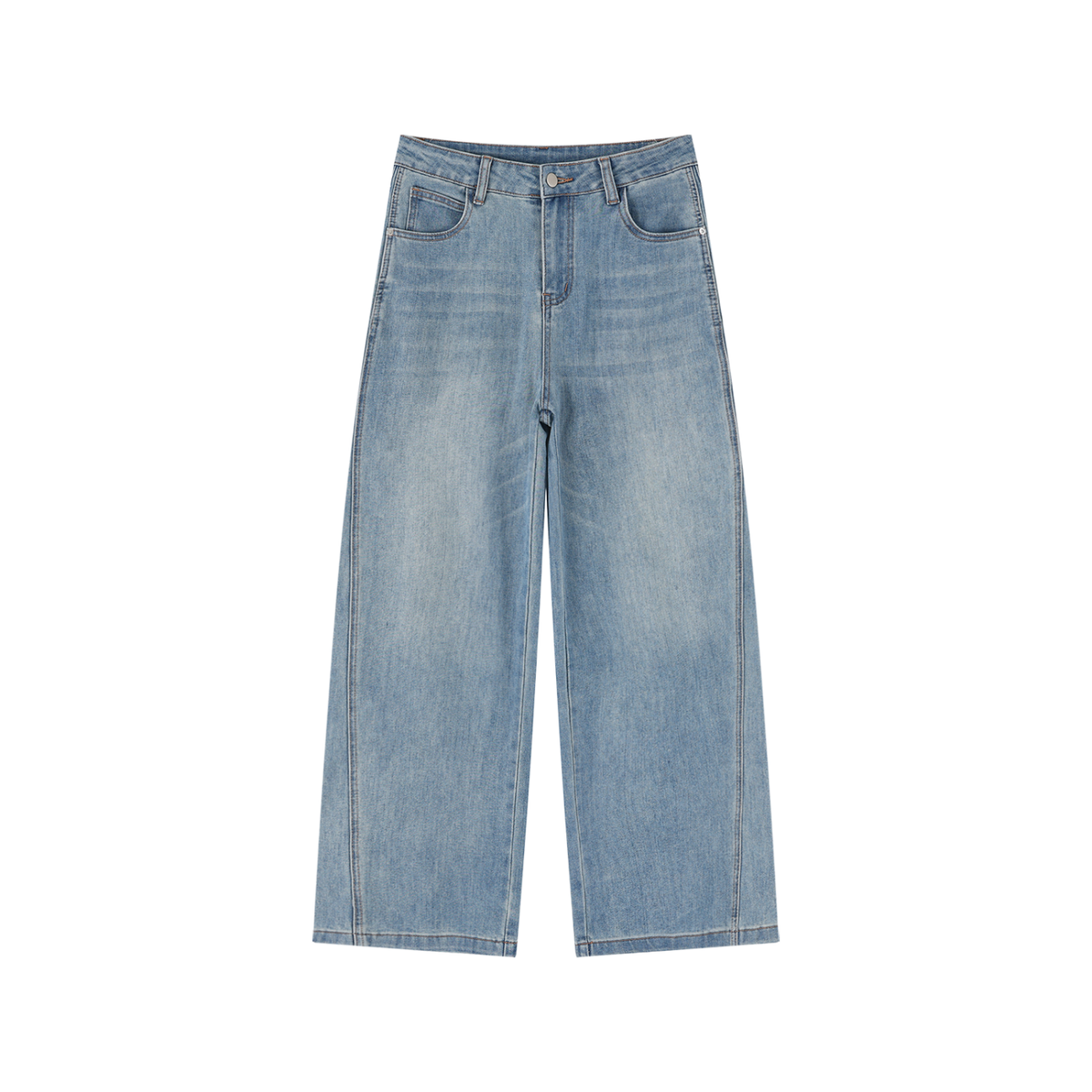 Lavish en’s Vintage Wash High Rise Wide Leg Jeans