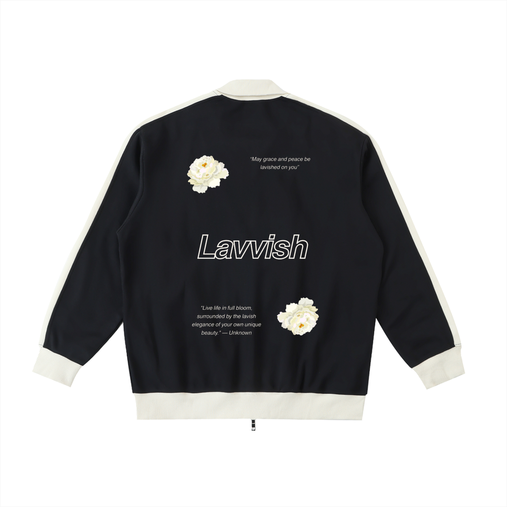 Lavish Trim Stand Collar Jacket