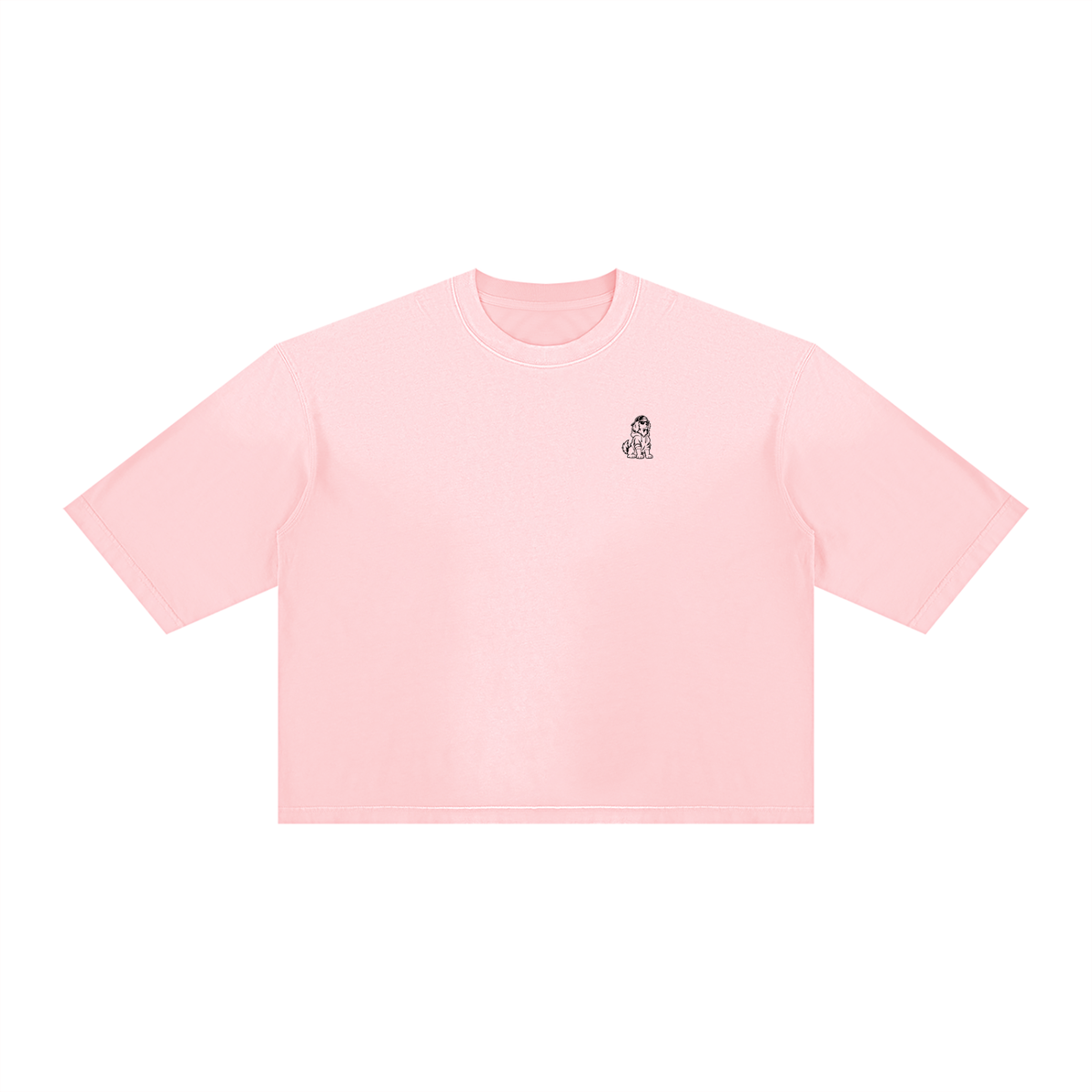 LAVISH Unisex Vintage Wash Sunfade Boxy T-Shirt