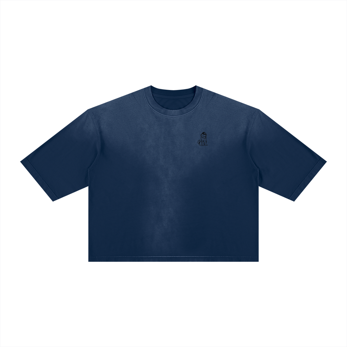 LAVISH Unisex Vintage Wash Sunfade Boxy T-Shirt