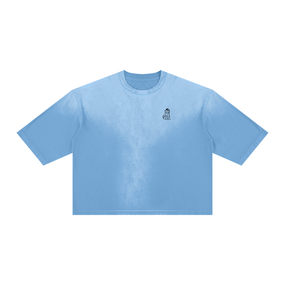 LAVISH Unisex Vintage Wash Sunfade Boxy T-Shirt