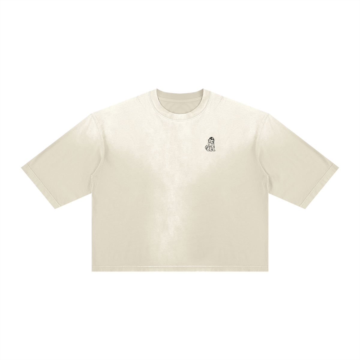 LAVISH Unisex Vintage Wash Sunfade Boxy T-Shirt